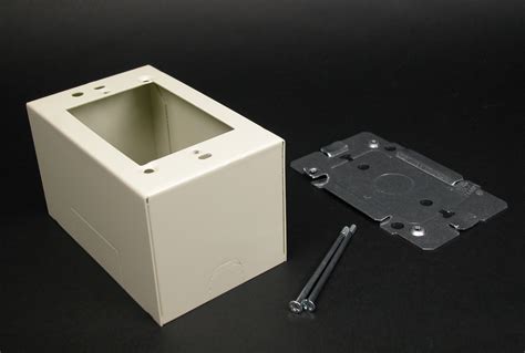 single gang metal outlet box|extra deep single gang box.